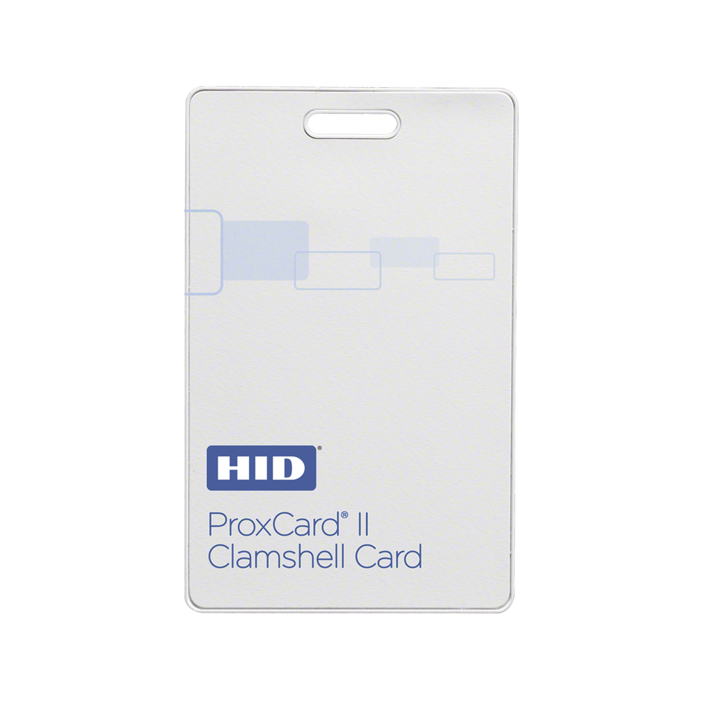 1326LSSMV HID Proximity Card Matte Finish Proxcard II HID Clamshe