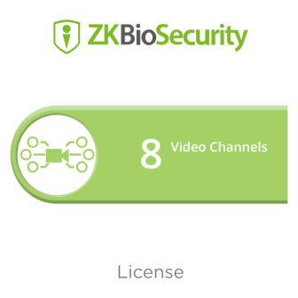 ZKBSVID8CH ZKTECO ZKBiosecurity License for video module up to 8