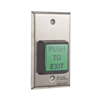 TS2 ALARM CONTROLS-ASSA ABLOY Exit Button Momentary Action TS2