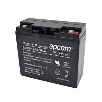 PL1812FR EPCOM POWERLINE Backup battery / 12 V 18 Ah / UL / AGM-V