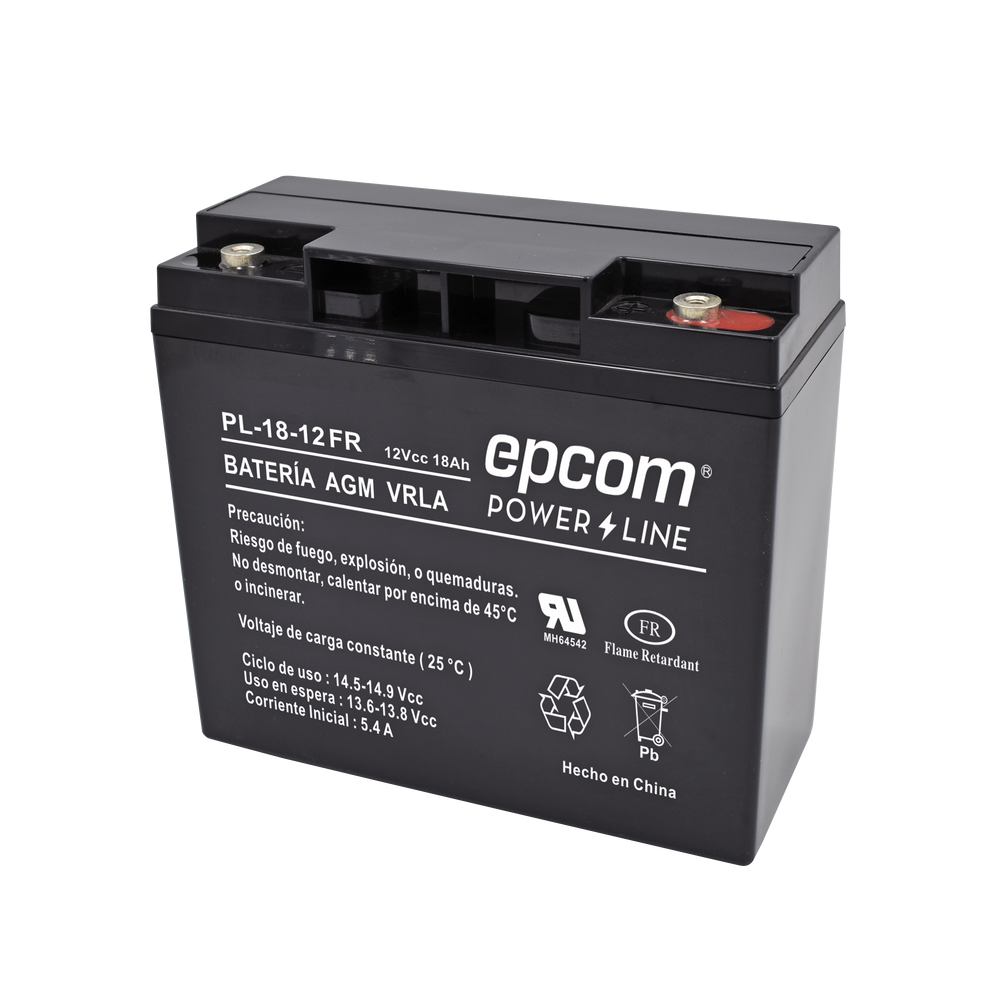PL1812FR EPCOM POWERLINE Backup battery / 12 V 18 Ah / UL / AGM-V
