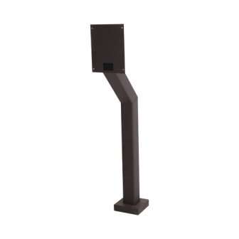 1200037 DKS DOORKING Mounting Post Heavy-Duty Architectural Style