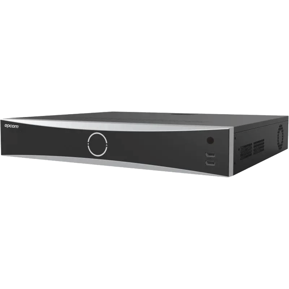 XR432X EPCOM NVR 12 Megapixel (4K) / 32 IP channels / 16 PoE Ports / Supports Cameras