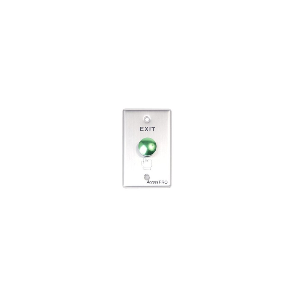 APBRV AccessPRO Green Round Exit Button (IP65) APBRV