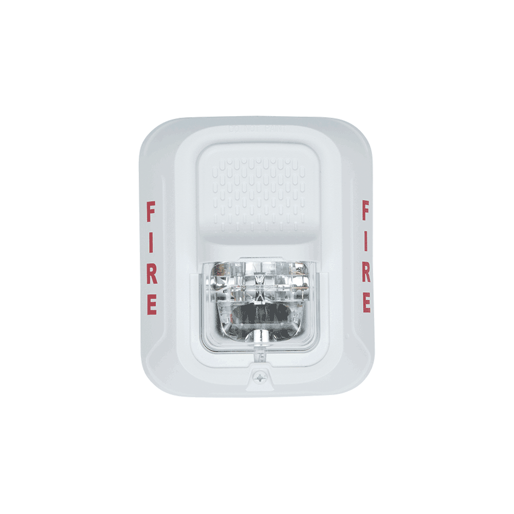 SWL SYSTEM SENSOR White wall-mount strobe with selectable strobe