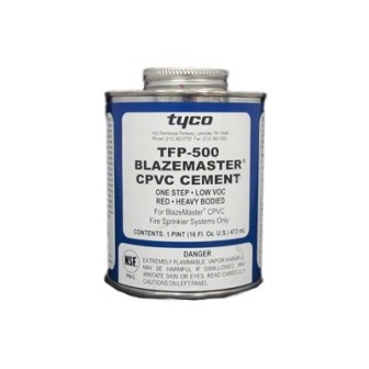 RP5214 SAFE FIRE DETECTION INC. RED Low VOC Cement for CPVC Plast
