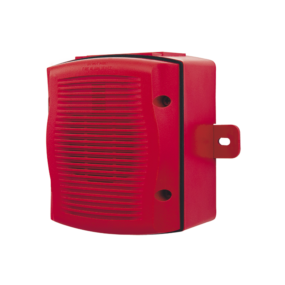 SPRK SYSTEM SENSOR Red outdoor speaker for wall installation. SP-