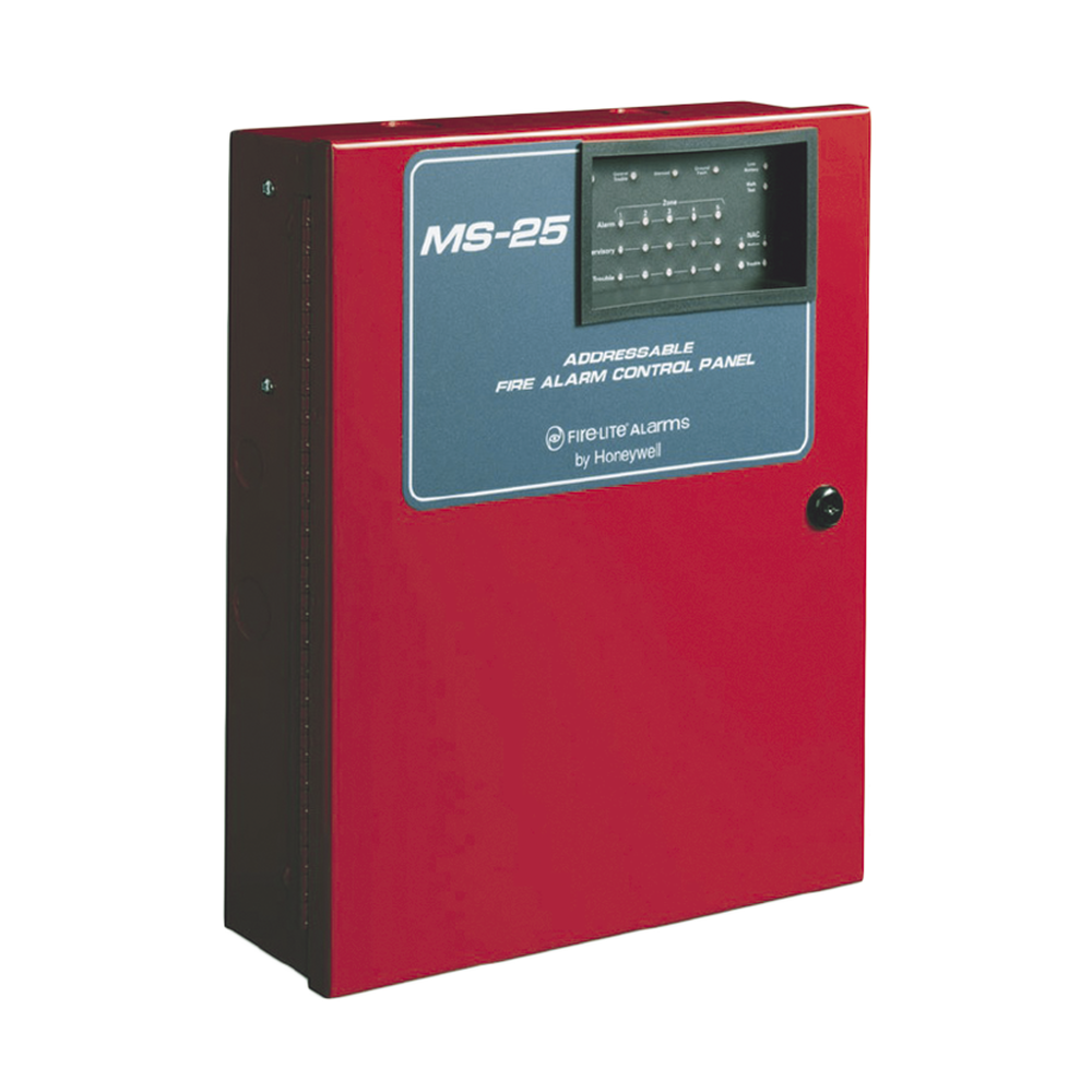 MS25 FIRE-LITE Fire Alarm Control Panel Addressable 25 Points MS-