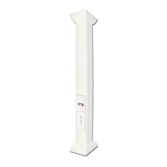 THP3M THORSMAN 3m White Pole for Installations of Electrical Mech