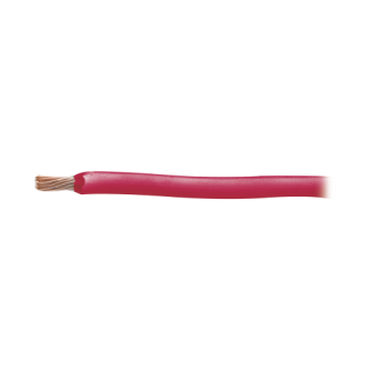 SLY296RED001 INDIANA 8 AWG red color wire soft copper conductor or wiring. PVC insula