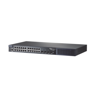 DH2328PFUS IDIS DirectIP Gigabit  PoE Switch 802.3af/at  24 RJ45 ports  4 Fiber Optic