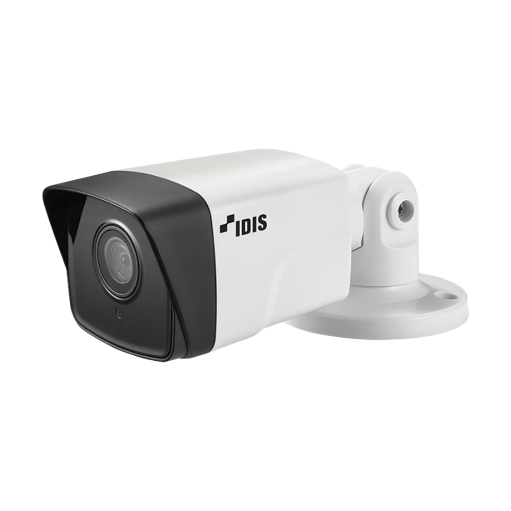 DCT4811WRXAUS IDIS IP Bullet Camera 8 MP  Fixed-Focal Lens 3.3 mm  IK10/IP67  Alarm I