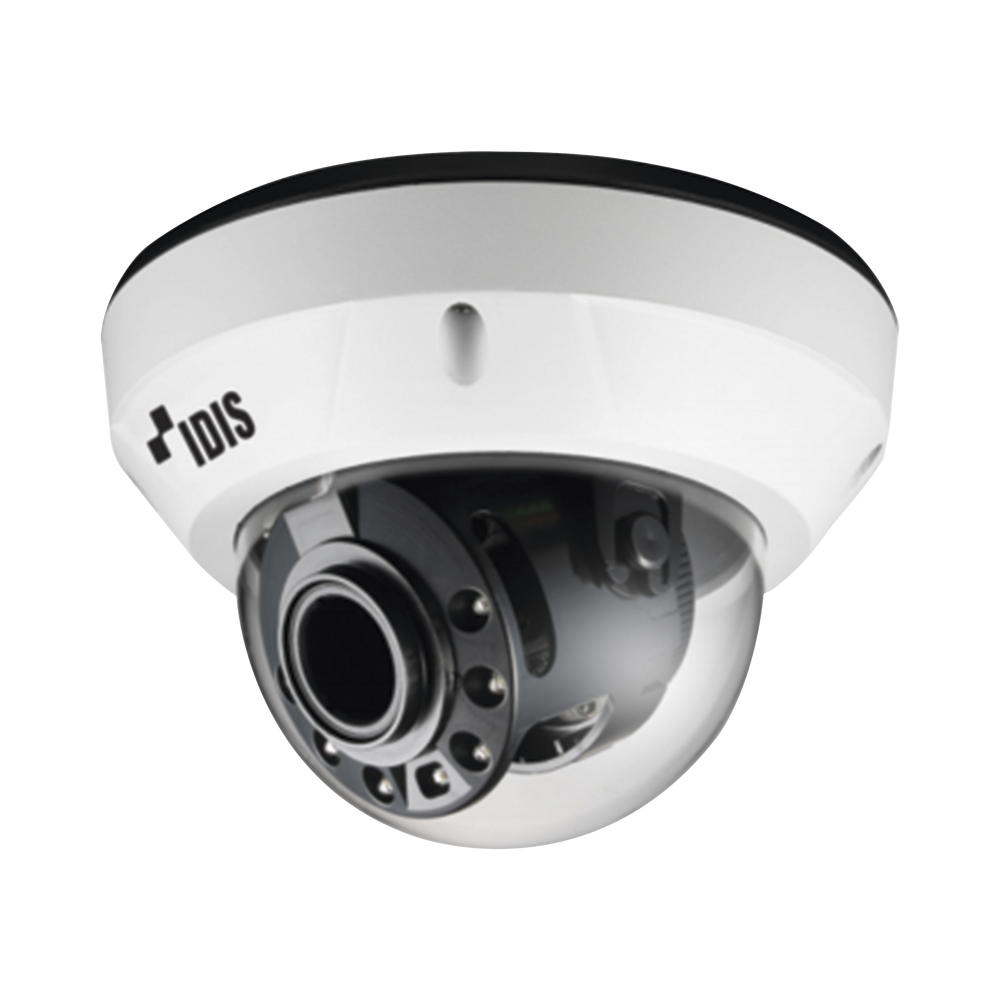 DCD4831HRXUS IDIS IP Dome Camera  8MP (Intelligent Codec)  Built-in Heater  MOTORIZED