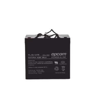 PL5512FR EPCOM POWERLINE Backup battery / 12 V 55 Ah / UL / AGM-V