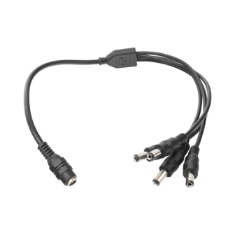 JRF52 EPCOM POWERLINE Cable with 3.5 mm Jack Female Connector with 4 Male Jack Output