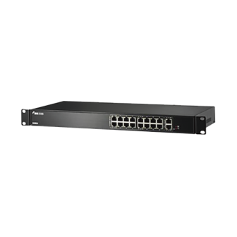 DH2018PUS IDIS DirectIP 18-port PoE Switch (16 Fast Ethernet and 2 Gigabit Ethernet)