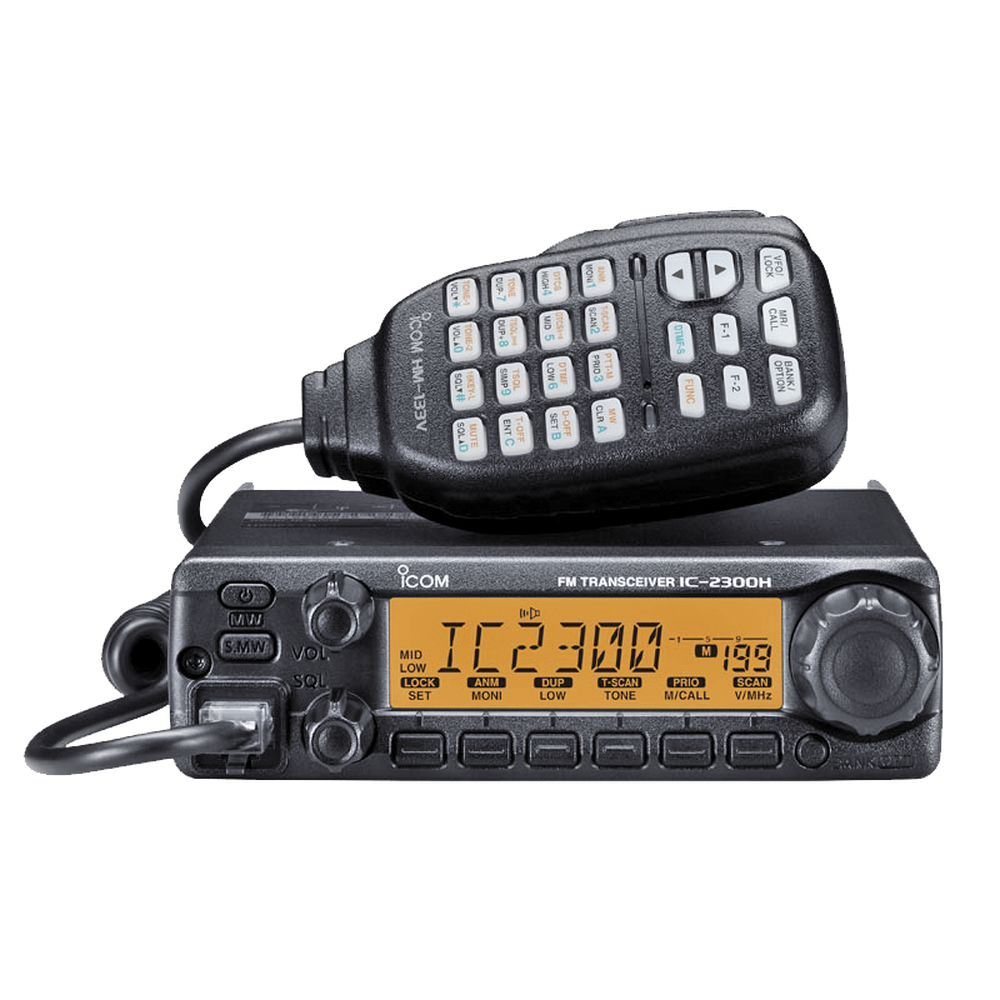 IC2300H ICOM VHF Mobile Radio 60 W of Power on range of frequency