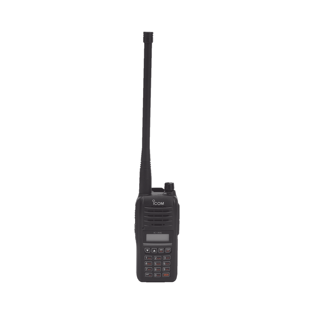 ICA1641 ICOM Aviation Handheld Radio with 200 Alphanumeric Channe