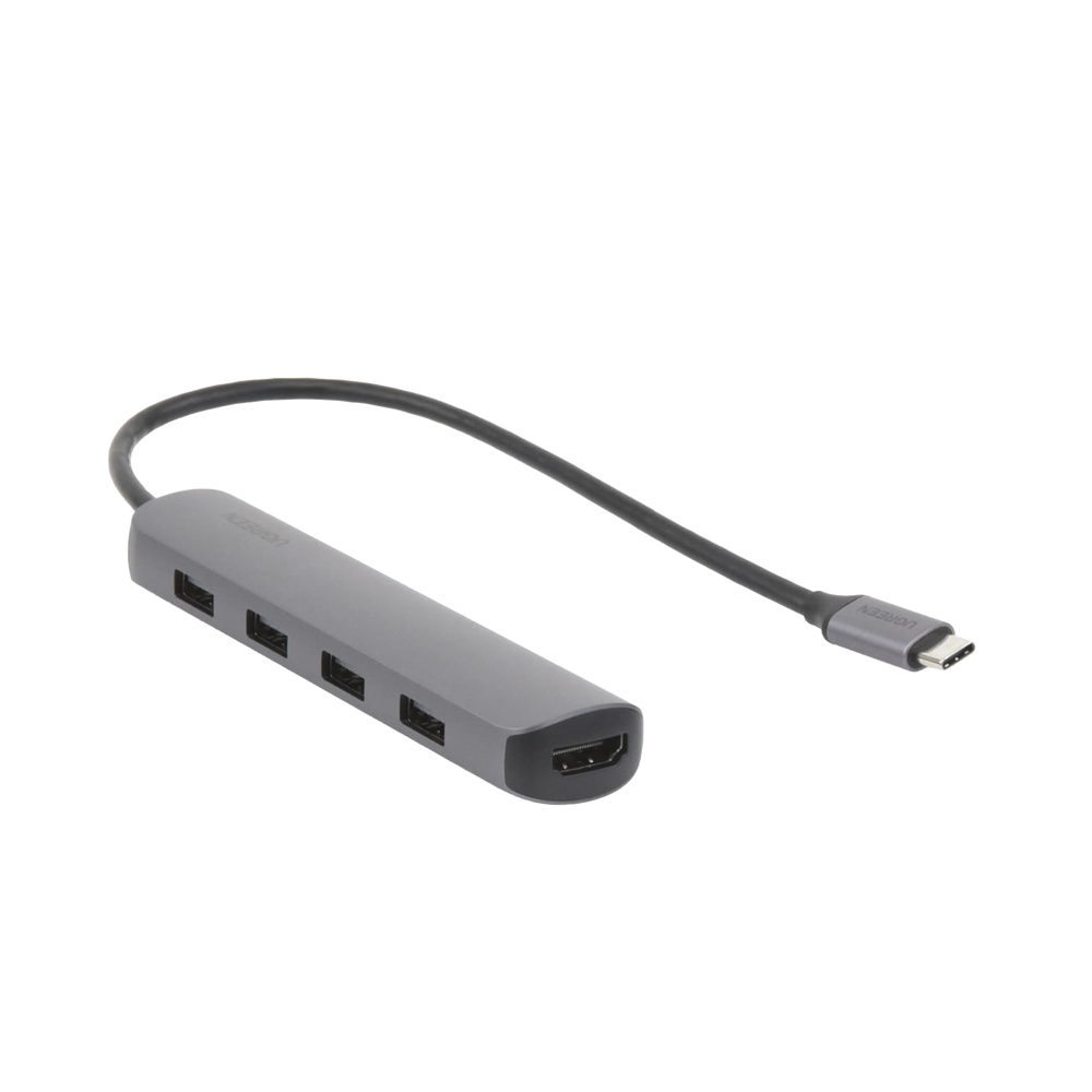 20197 UGREEN USB-C HUB to 4 USB 3.0 Ports  1 HDMI Port 4K 30Hz /