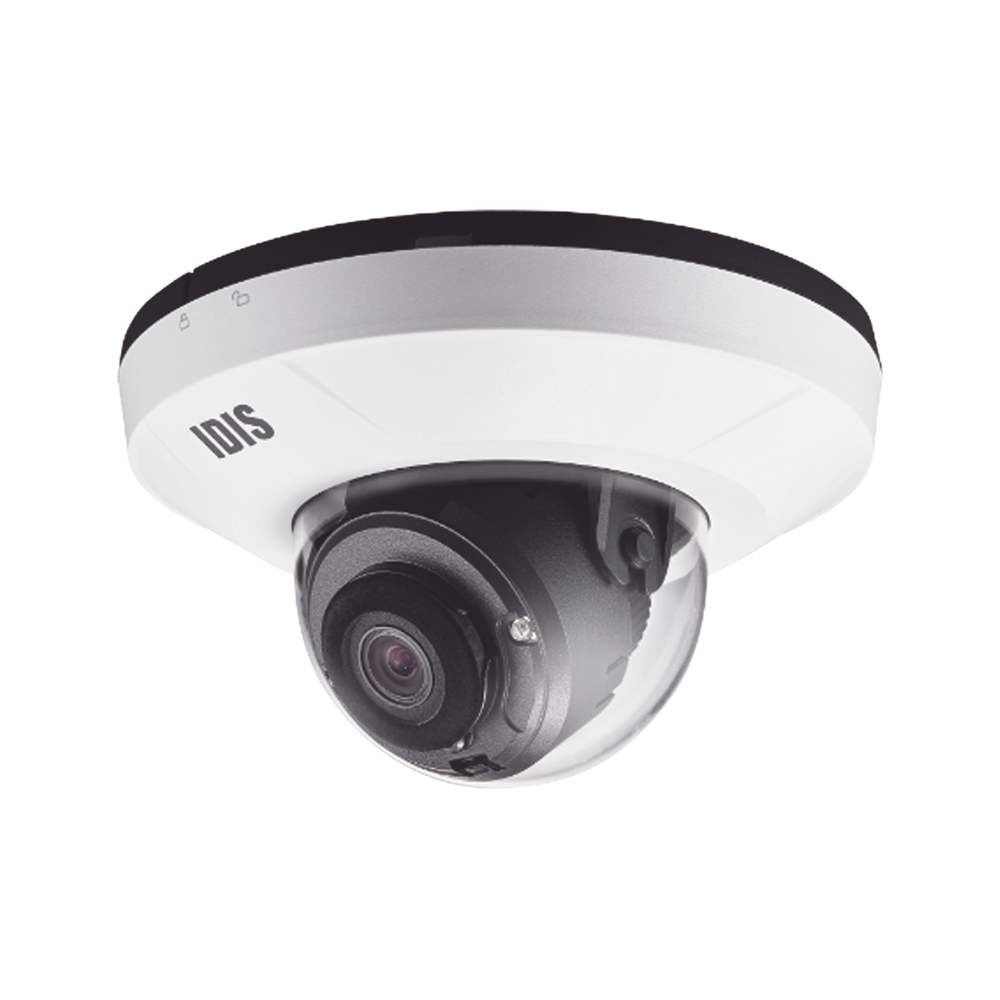 DCD4212R40MMUS IDIS IP Camera Type Dome  FULL HD 1080p  Codec H.265  PoE 802.3af  ONV