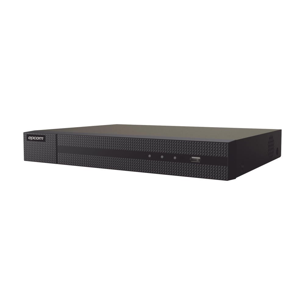 XR18A8PH EPCOM NVR 8MP / 8 IP Channel / 8 PoE Ports / 1 HDD / H.2