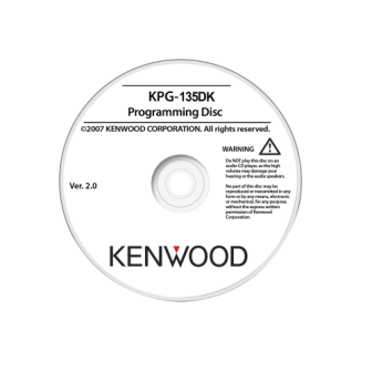 KPG135DK KENWOOD Programming Software and setting in Windows. for