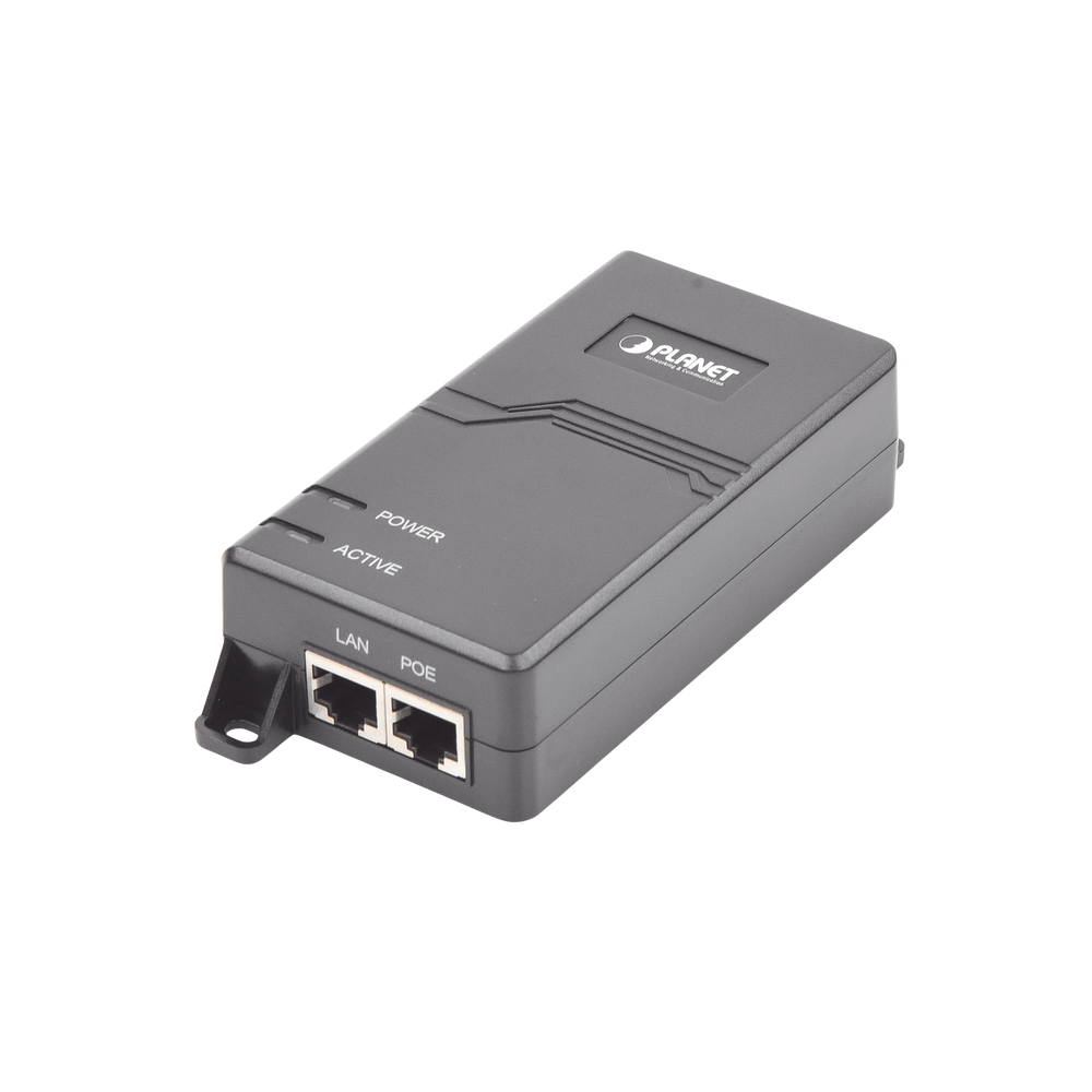 PLANET POE163 IEEE 802.3at Gigabit High Power over Ethernet Inje