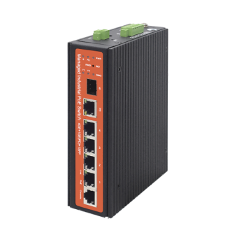 WIPMS305GFI WI-TEK 4-Port Industrial Switch Gigabit PoE (Passive 24V / 802.3af/at/bt)