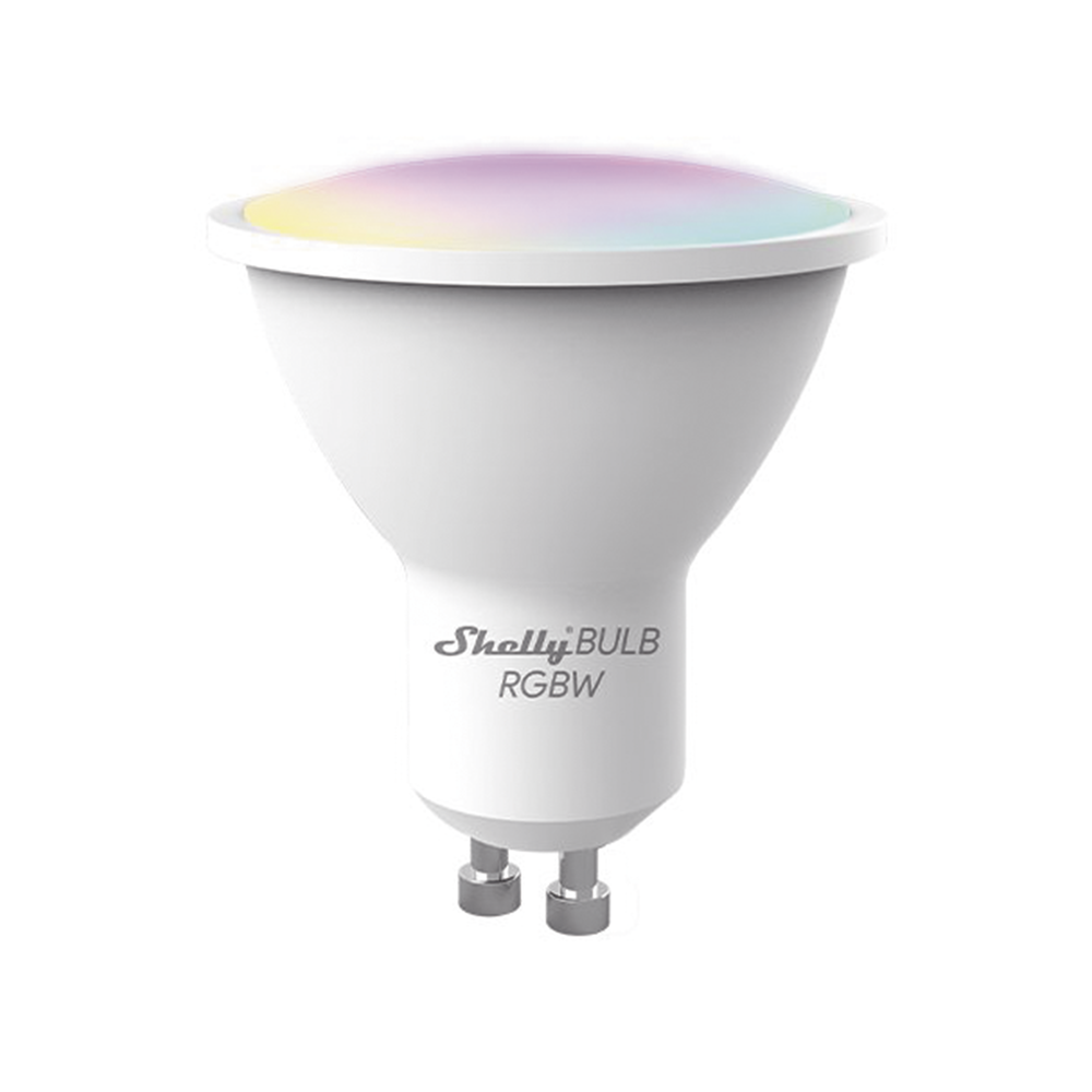 SHELLYDUOGU10RGBW SHELLY Smart bulb GU10 with wireless signal wor