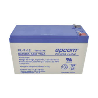 EPCOM POWERLINE PL712 Backup battery / 12 V 7 Ah / UL / AGM-VRLA