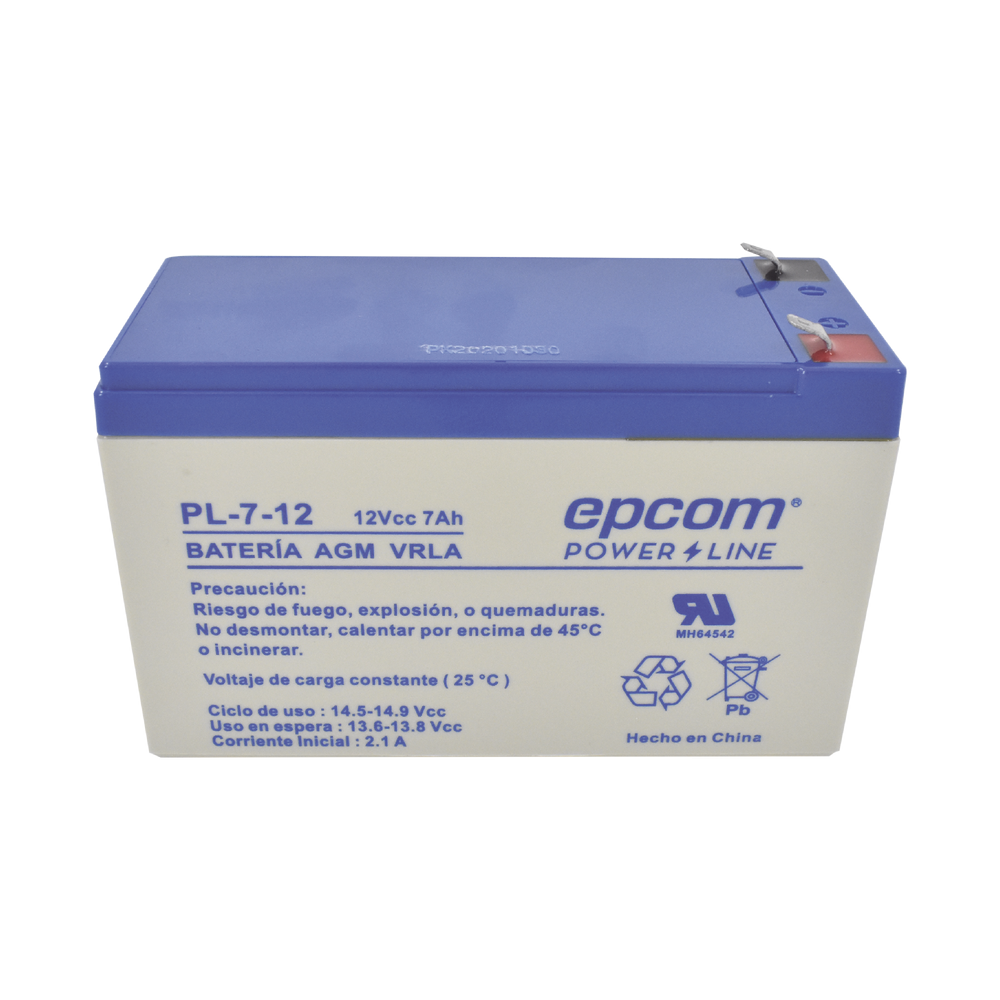 EPCOM POWERLINE PL712 Backup battery / 12 V 7 Ah / UL / AGM-VRLA