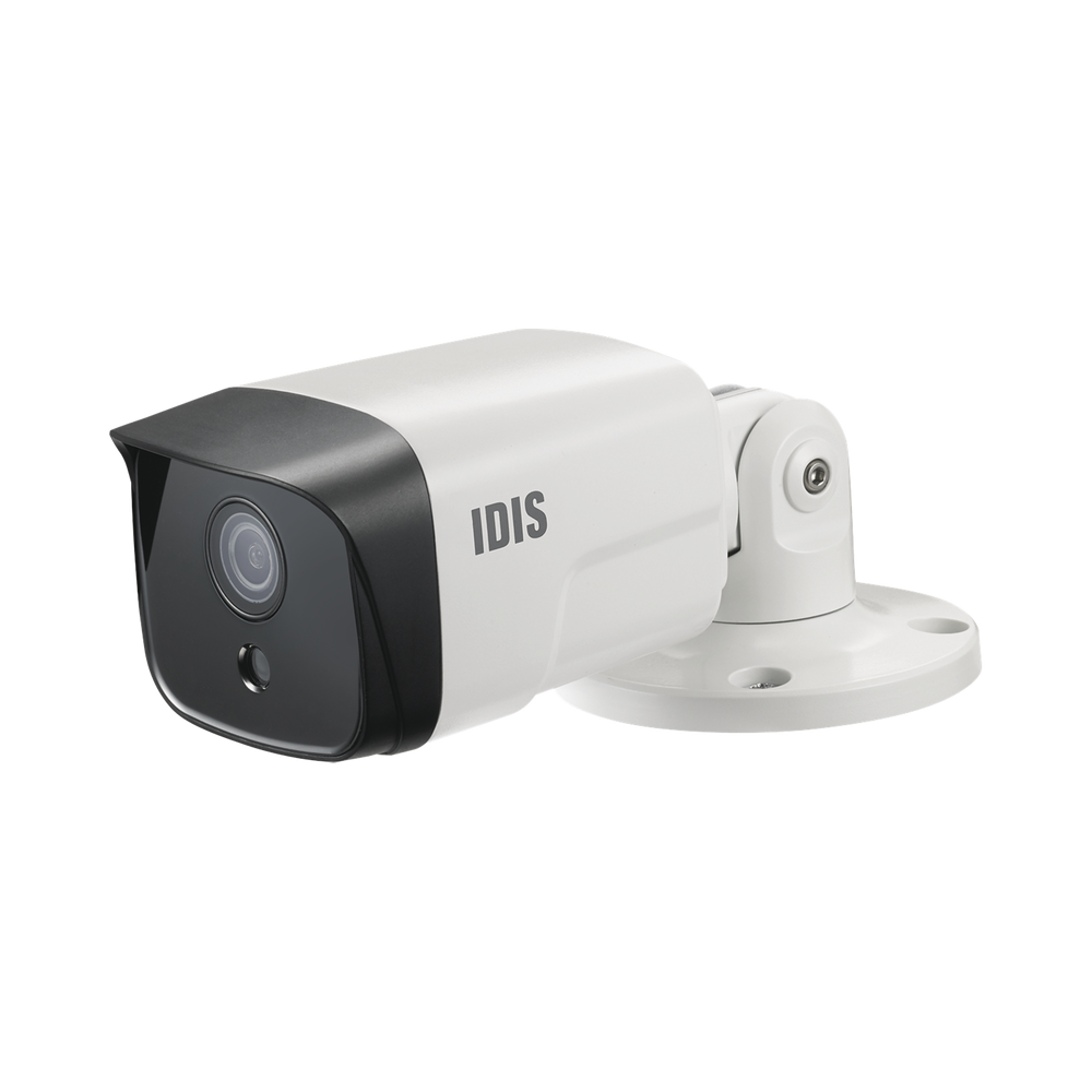 DCT4516WRXAUS IDIS 5MP IR Bullet Camera  Fixed Lens 2.8 mm  Alarm