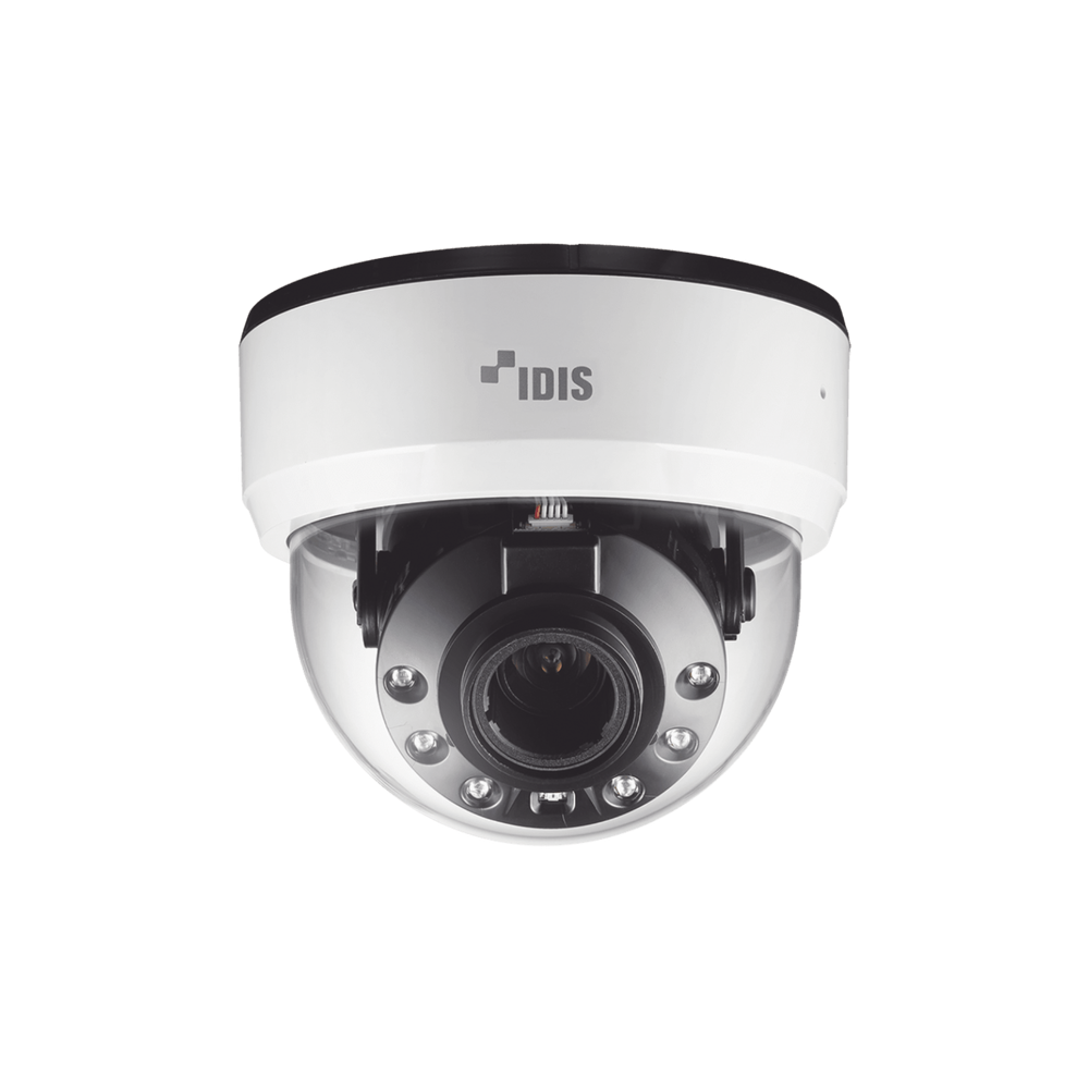 DCD4233RXUS IDIS IP Camera Dome 2 Megapixel (1080p)  Two-way Audio  Alarm I/O  PoE  I