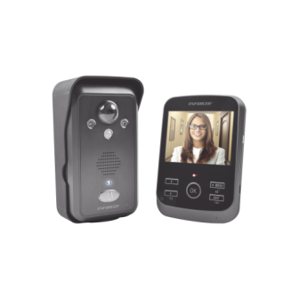 DP2661C3Q ENFORCER SECOLARM Wireless Video Door Phone with battery rechargeable expan