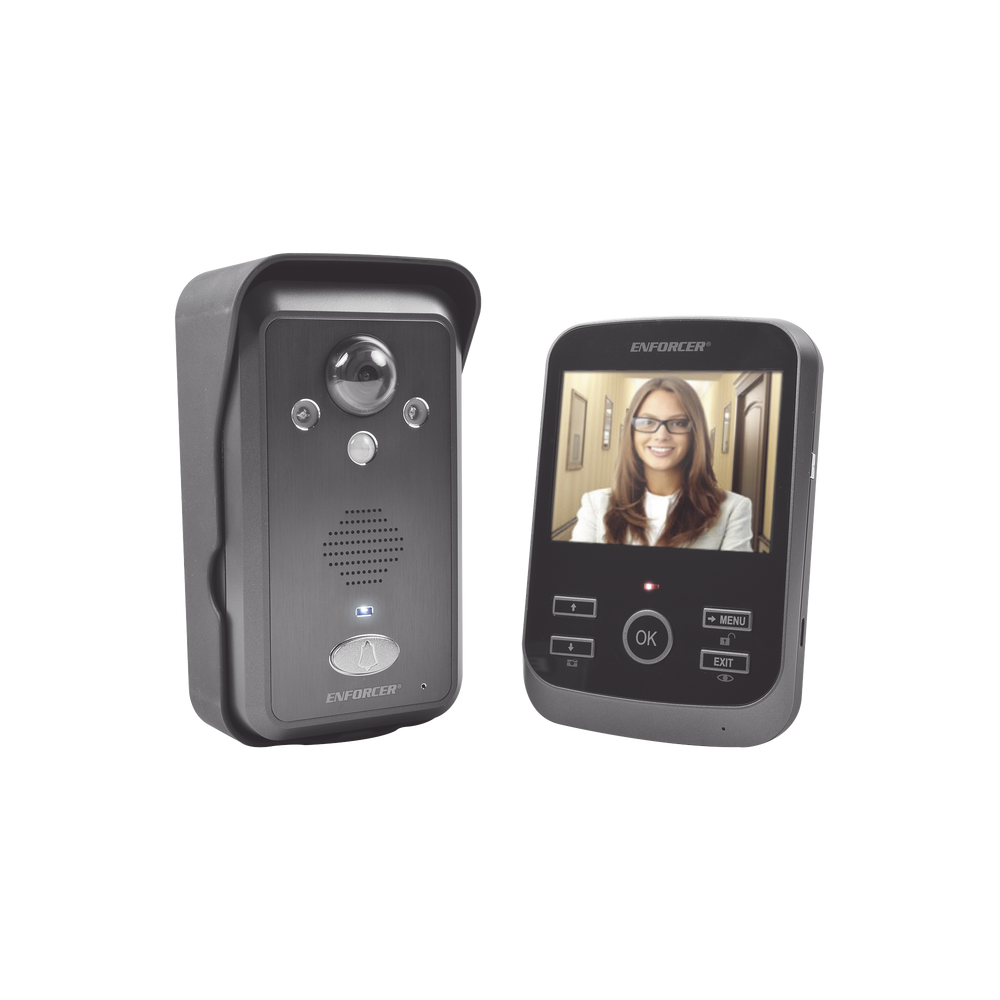 DP2661C3Q ENFORCER SECOLARM Wireless Video Door Phone with battery rechargeable expan