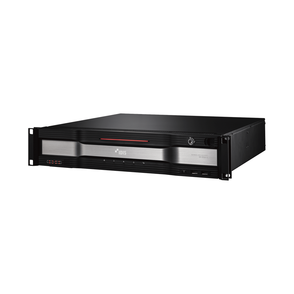 DR8416US IDIS DirectIP 8400 Series H.265 4K Recorder Throughput 320Mbps up to 480IPS