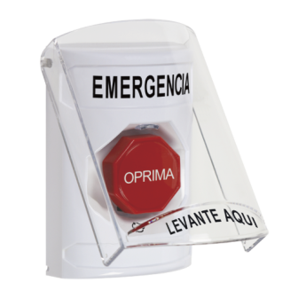 SS23A9EMES STI Emergency Exit Button with Polycarbonate Protectiv