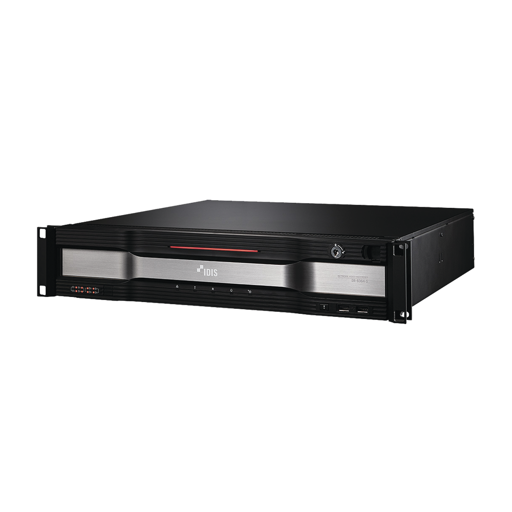 DR8364DUS IDIS NVR 4K UHD DirectIP 8300 Series 64 Channels (H265)Full HD  Built in 2