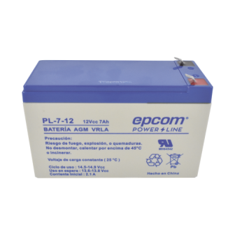 PL712 EPCOM POWERLINE Backup battery / 12 V 7 Ah / UL / AGM-VRLA