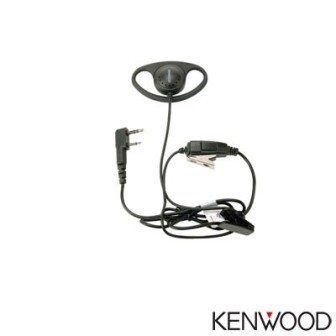 KHS27 KENWOOD Microphone with earphone D-ring TK-2000/3000/2402/3