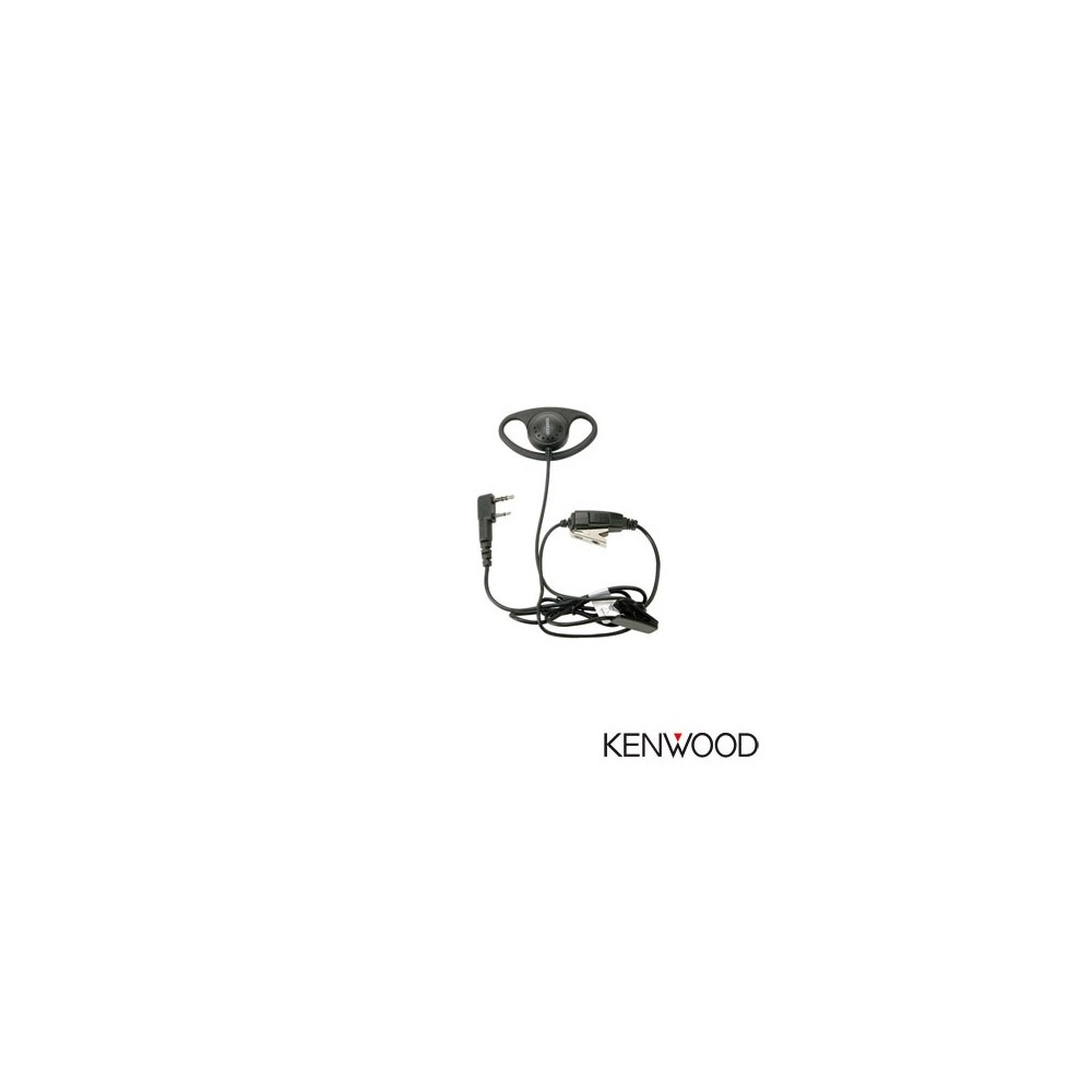 KHS27 KENWOOD Microphone with earphone D-ring TK-2000/3000/2402/3