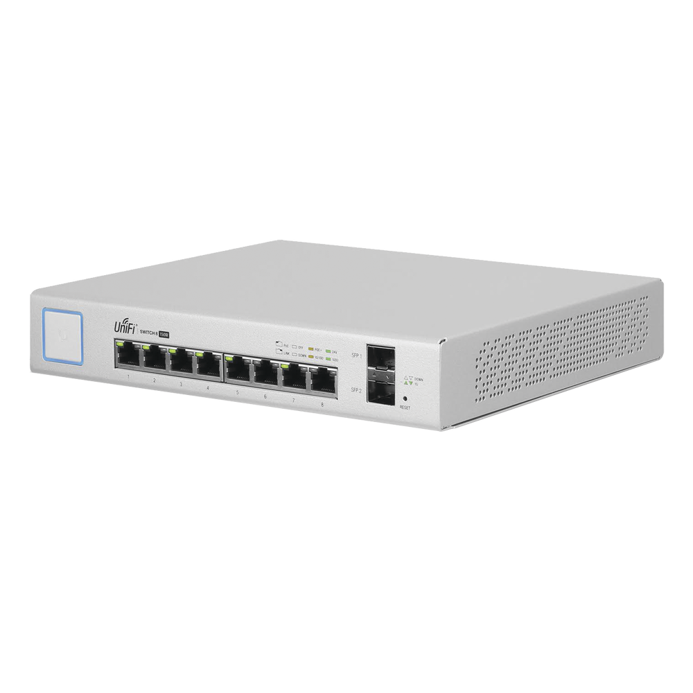 US8150W UBIQUITI NETWORKS UniFi Managed Switch 8 Gigabit PoE 802.3at/af Ports and 24