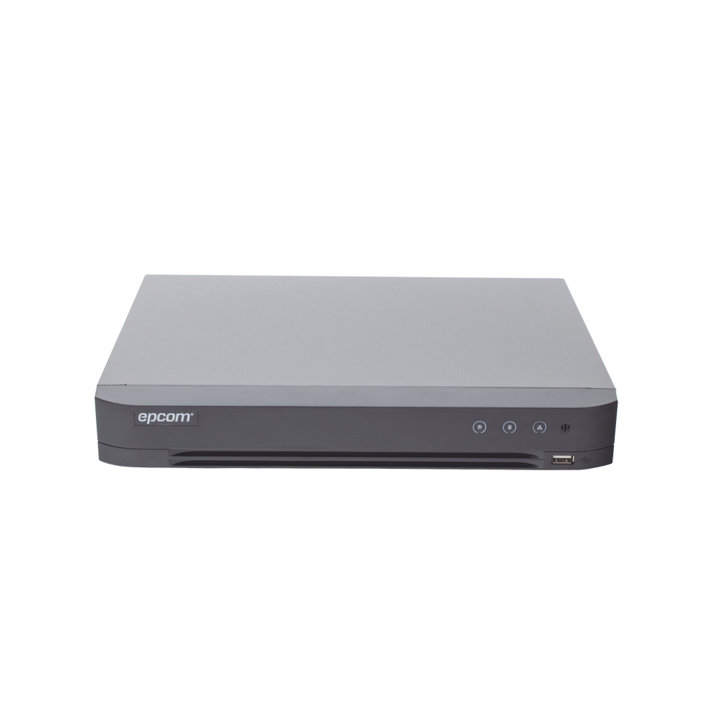 EV4016TURBOD EPCOM 4 Megapixel DVR / 16 Channels TURBOHD  8 IP Channels / 1 Hard Disk