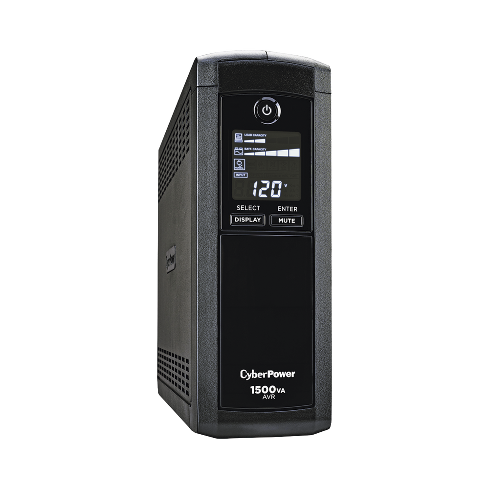 CP1500AVRLCD CYBERPOWER UPS de 1500VA/900W / Line Interactive Topology / Smart LCD /