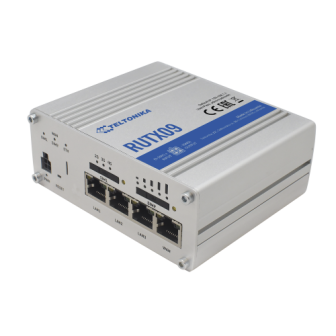RUTX09 Teltonika Router LTE(4.5G) Cat6 4 puertos Gigabit Doble ra