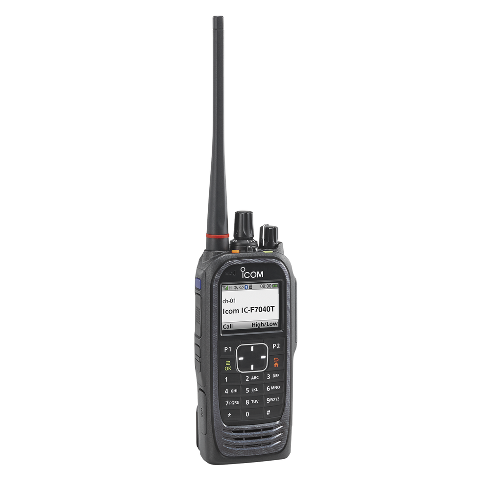 F7040T ICOM Portable UHF 10-key type Radio 3W 700-800MHz 1024 Cha