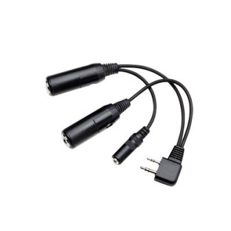 OPC499 ICOM Headset adapter with PTT socket for Radios ICOM IC-A3