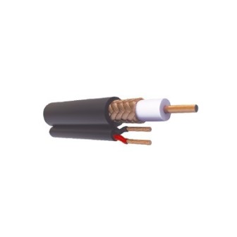 VIAKON RG59VCCA1000 Siamese Coaxial Cable CCA AWG 20 (1000 ft) /