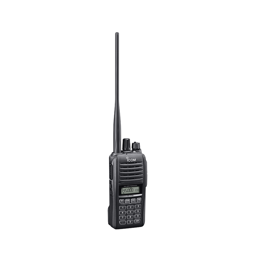 ICT10 ICOM Dual band portable transceiver VHF/UHF whit 5 W of RF