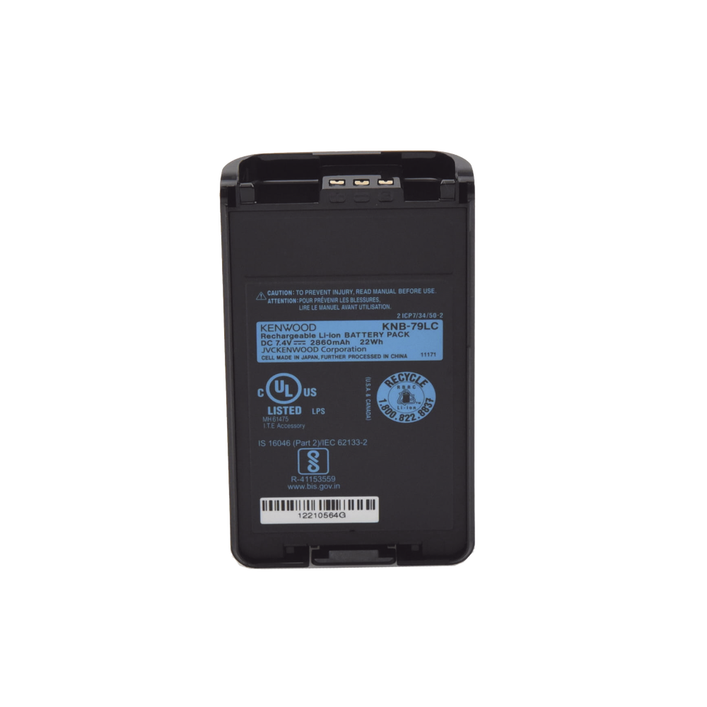 KNB79LCM KENWOOD Li-Ion Battery 2 860 mAh Intrinsically Safe for